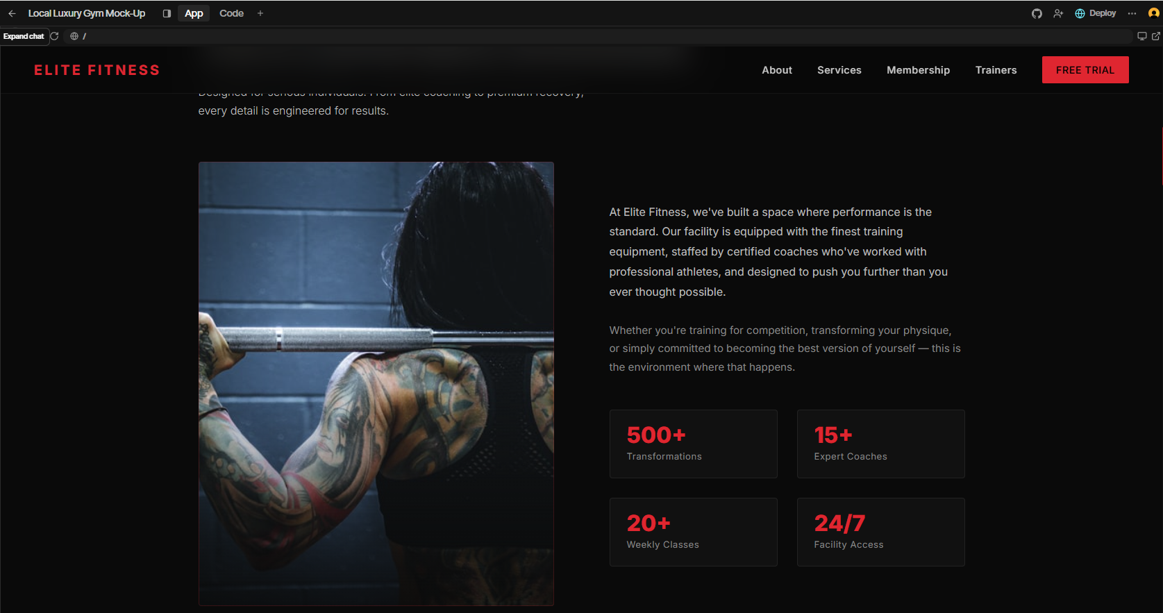 Mockup Gym – Screenshot 3