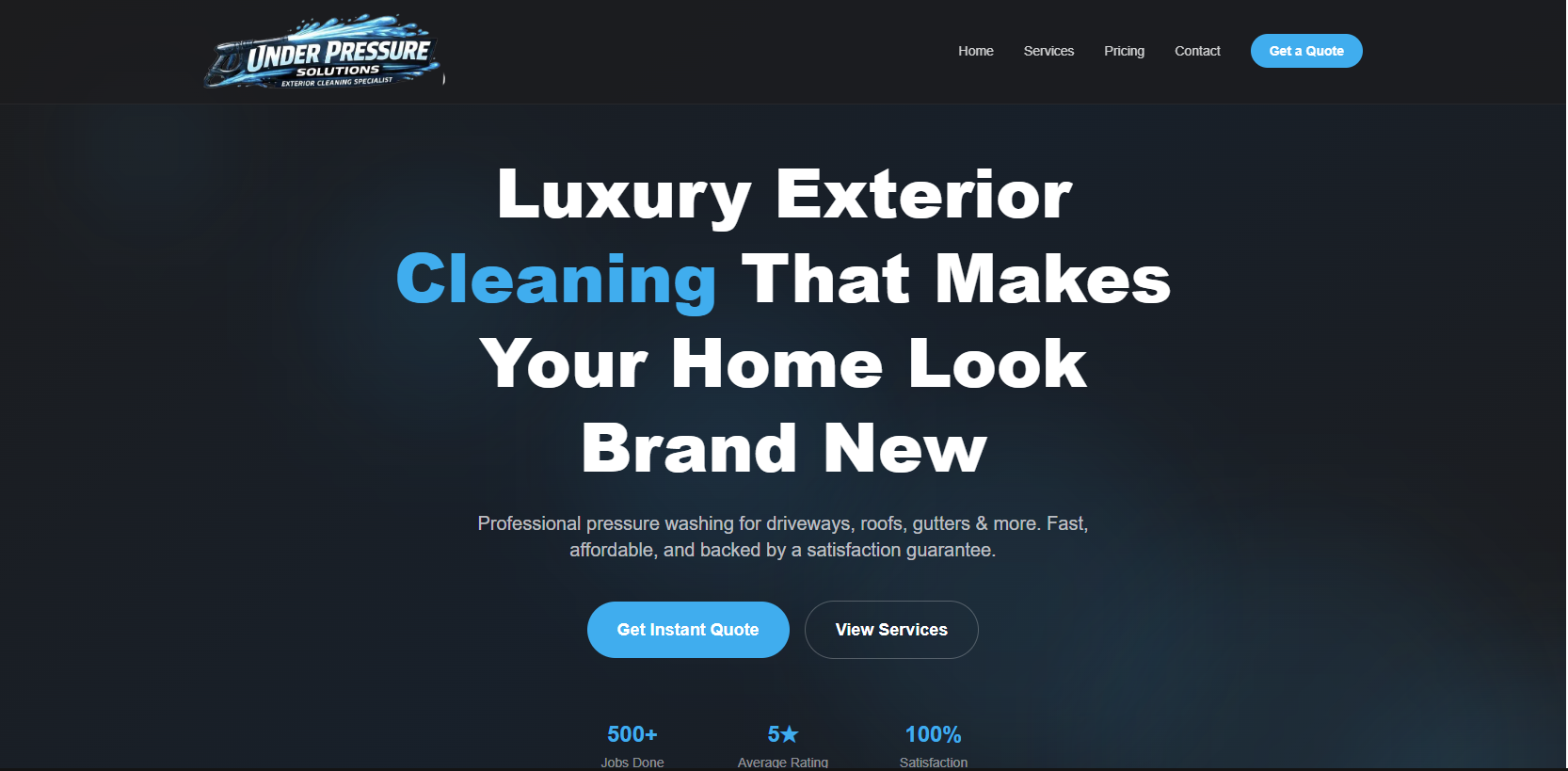 Under Pressure Solutions