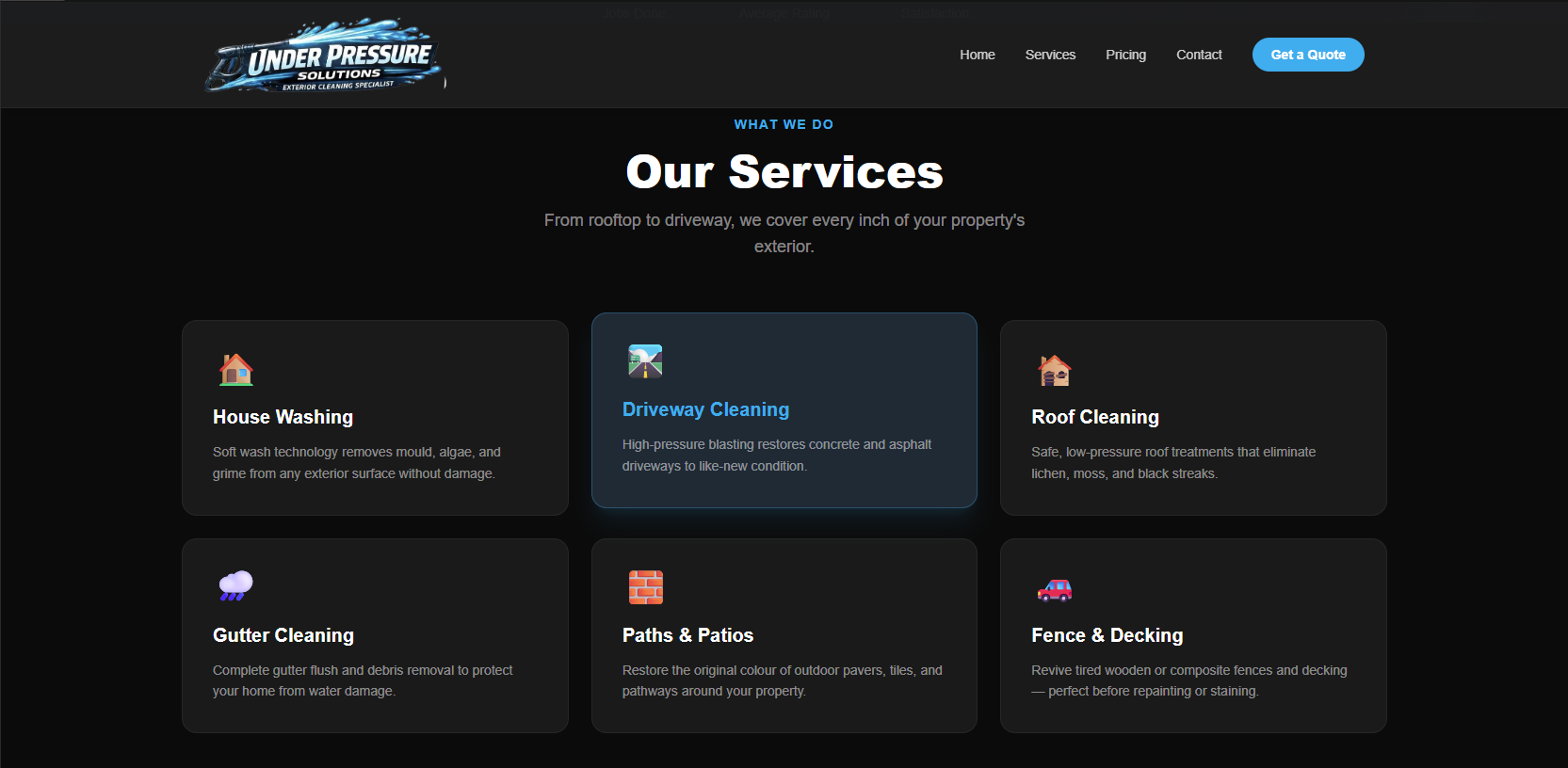 Under Pressure Solutions – Screenshot 2