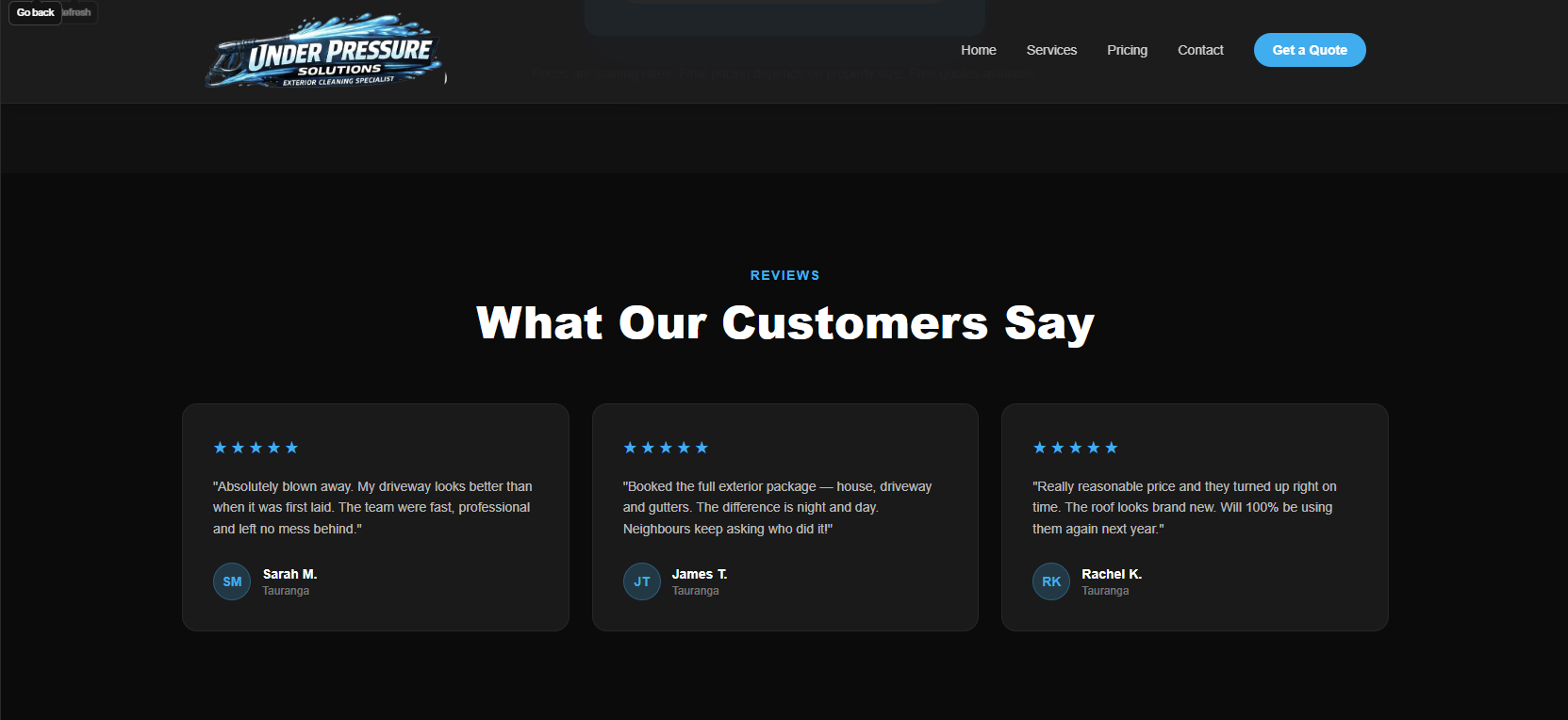 Under Pressure Solutions – Screenshot 7